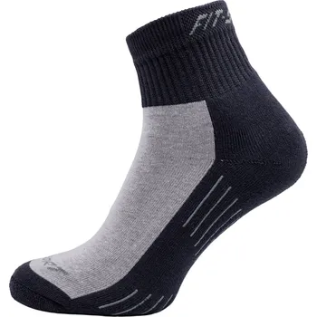 Pánské ponožky ROTEX Vysočina s.r.o. A40 – bavlněné půlfroté sportovní elastické ponožky Barva: světle šedá, Velikost: 28-29