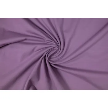 Bavlněný úplet tmavá lila