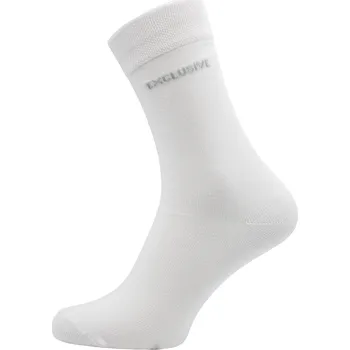 Pánské ponožky ROTEX Vysočina s.r.o. A54 – bavlněné komfortní elastické ponožky Barva: Bílá, Velikost: 32-33