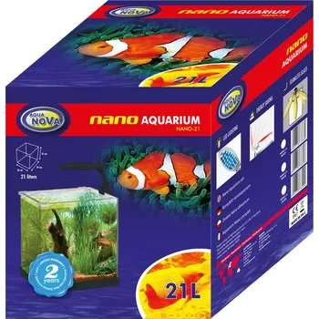 Akvárium AQUA NOVA Akvárium NANO 21 LED BLACK