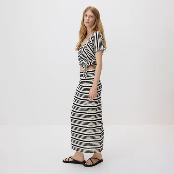 Dámská sukně Reserved - Pruhovaná žerzejová sukně - vícebarevná - XD165-MLC - XD165-MLC-S