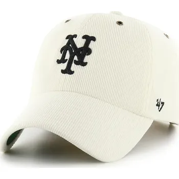 Kšiltovka Kšiltovka 47 brand MLB New York Mets šedá barva, s aplikací, B-TCDCU16IWS-SS B.TCDCU16IWS.SS 09X, vel. ONE SIZE