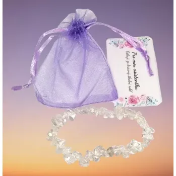 Náramek Dárek pro paní asistentku – elegantní křišťálový náramek s duchovní silou