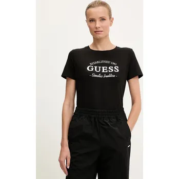 Pánské tričko Bavlněné tričko Guess NINA V5YI12.J1314 černá 99X, vel. XS