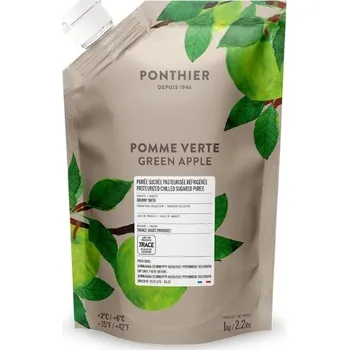 Ponthier ovocné pyré jablko zelené (90%) 1kg