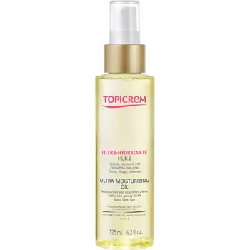 Pleťový krém Topicrem Hydratační olej na tělo a vlasy (Ultra-Moisturizing Oil) 125 ml + 2 měsíce na vrácení zboží