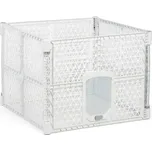 B2B Partner Ohrádka pro psy, 900 x 900 x 667 mm, bílá
