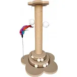 Kočičí škrabadlo s kuličkami LUNTRIS, výška 43 cm