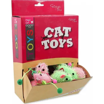 Hračka pro kočku Hračka Magic Cat myška plyš 7cm s catnipem 1ks z balení 50ks