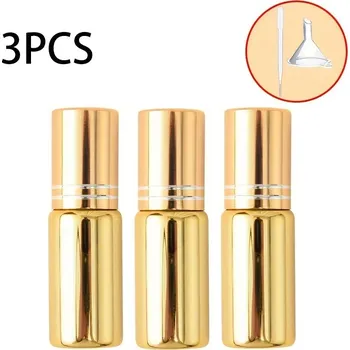 Barevná cestovní roll on lahvička na parfém | kosmetické příslušenství - 3 ks