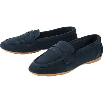 Dámské polobotky esmara® Dámská kožená obuv (navy modrá, 38)