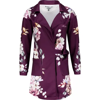 Dámská cargo bunda Dámské mikinové sáčko premium Altisport VOJ/ALW087MI05 VÍNOVÁ S