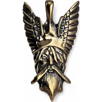 Přívěsek Megalith ODIN, hlava, bronzový přívěšek