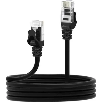 Síťový kabel Síťový kabel MediaRange UTP CAT 6 - 5 m, černý