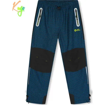Chlapecké kalhoty Chlapecké outdoorové kalhoty - KUGO G9658, petrol / signální zipy Barva: Petrol, Velikost: 158