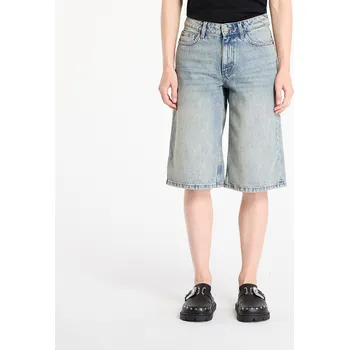 Dámské kraťasy Šortky Guess Originals Bermuda Shorts Washed Blue 27