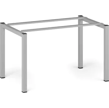 Stolová podnož B2B Partner Stolová podnož SQUARE, 1200 x 600 x 725 mm, šedostříbrná