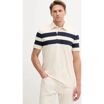 Pánské tričko Bavlněné polo tričko Guess MARINA M5YP25.K0241 béžová 01X, vel. S