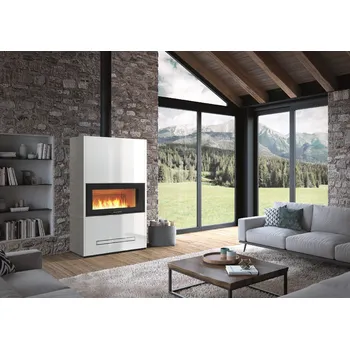 Krbová kamna Piazzetta DAVOS MC 133/52 BL