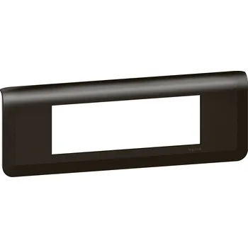 Elektroinstalační materiál Mosaic rámeček krycí 6-modulů černá Legrand 079056L