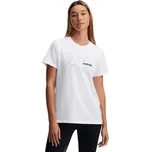 Dámské tričko s krátkým rukávem Under Armour RIVAL OUTLINE SS TEE W bílé 1389719-100 - XL | UK 11 | US 12