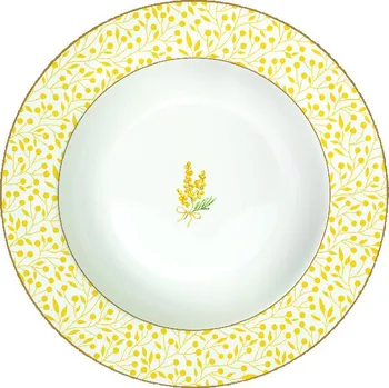 Talíř Easy Life, Itálie Easy Life - Porcelánový polévkový talíř Mimosa - 21,5×21,5 cm Barva: jako na obrázku