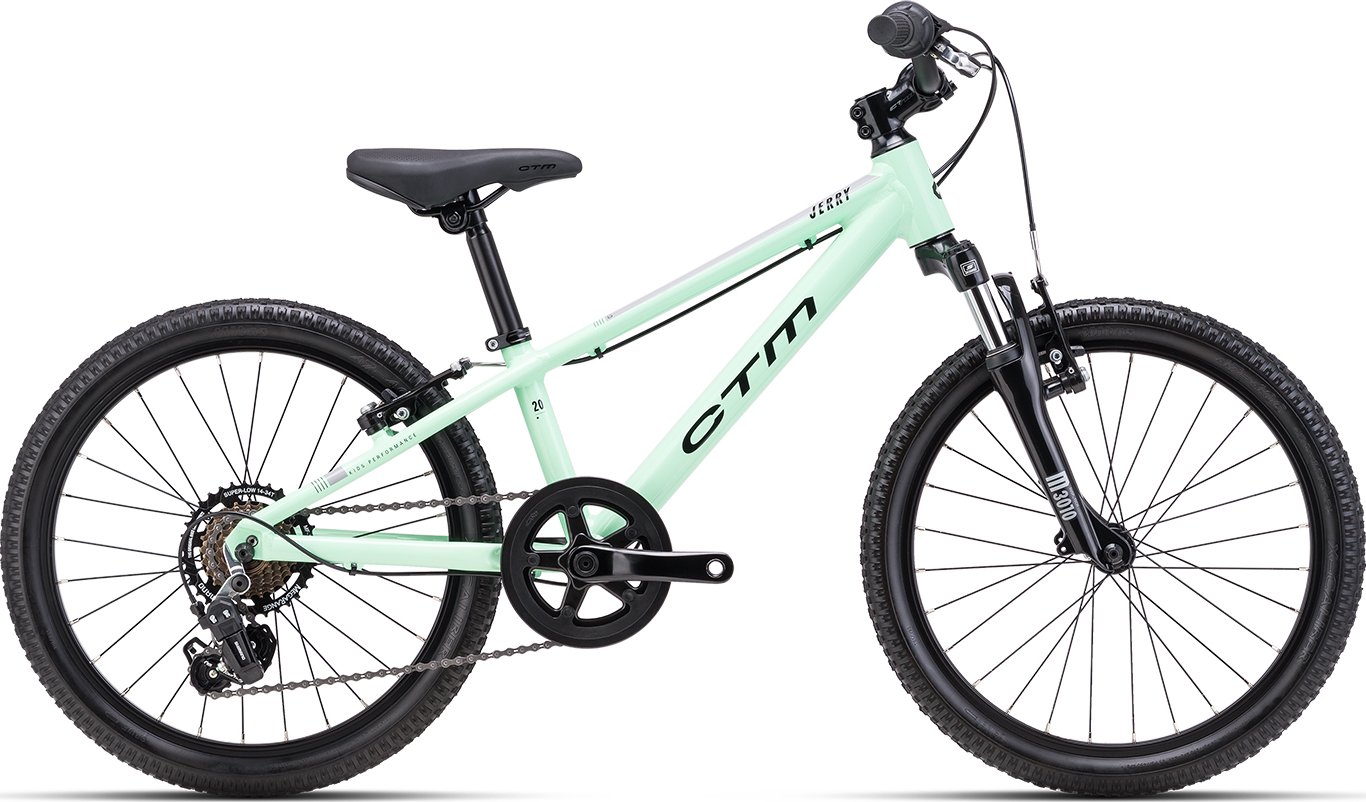 Dětské kolo CTM Jerry 2.0 20" pastelová zelená 2025