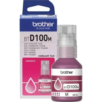 Brother BT-D100 BTD100M purpurová (magenta) originální inkoustová náplň