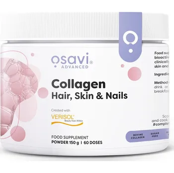Kloubní výživa Osavi Collagen Peptides, Hair, Skin & Nails, kolagen prášek 150 g