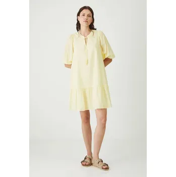 Dámské šaty Bavlněné šaty Medicine RS25.SUDB17 béžová 01X, vel. S