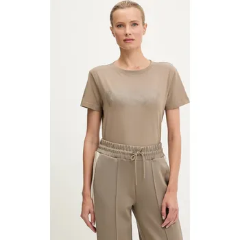 Dámské tričko Bavlněné tričko Guess INGRID V5YI08.J1314 béžová 80X, vel. XS