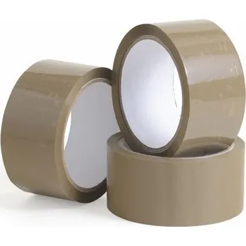 Lepicí páska Balicí páska Bio Solvent- hnědá, 48mm x 60m, 1 ks