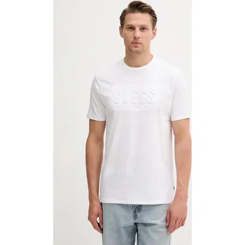 Oblečení a móda Bavlněné tričko Guess M5YI44.KBW41 bílá 00X, vel. M