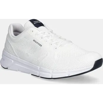 Pánské tenisky Tenisky Tommy Hilfiger MODERN COMFORT RUN KNIT pánské, bílá barva, FM0FM05524 00X, EUR 45