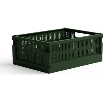 Úložný box Skládací přepravka midi Made Crate - racing green