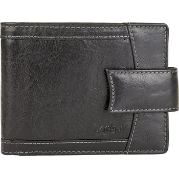 Peněženka Lagen V-06-T černá pánská kožená peněženka
