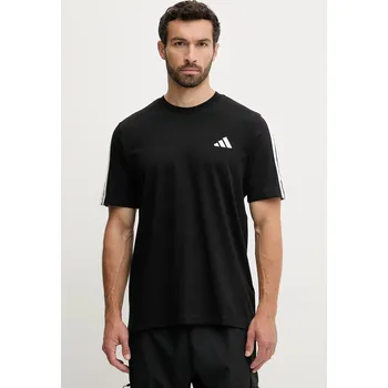 Bavlněné tričko adidas 3-Stripes JV6783 černá 99X, vel. XL