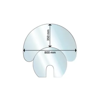 Krbová kamna Aduro 1.1,9,17,P,Hybrid - sklo před a pod kamna
