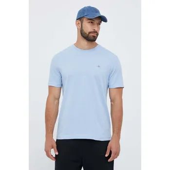 Oblečení a móda Bavlněné tričko Gant 2003184 modrá 55X, vel. XL