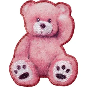 Nášivka Nažehlovačka Monoquick - RŮŽOVÝ MEDVÍDEK