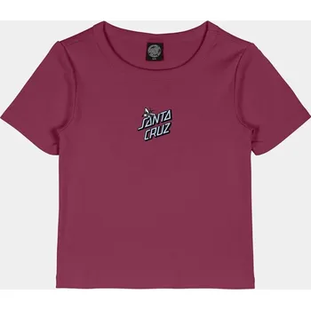 SANTA CRUZ triko - Flutter Flash T-Shirt Sangria (SANGRIA) velikost: 8