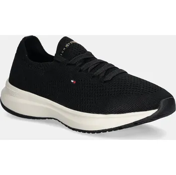 Pánská obuv Tenisky Tommy Hilfiger TH KNIT RUNNER FW0FW08813 černá 99X, EUR 41