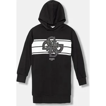 Dámské šaty Dětské bavlněné šaty Guess J5YK04.KA6R4.9BYA černá 99X, vel. 122-125