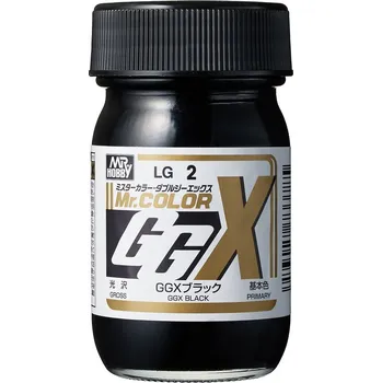 Gunze Sangyo LG002 Mr Hobby - Gunze Mr. Color GGX (60ml) Black