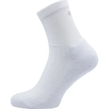 Pánské ponožky ROTEX Vysočina s.r.o. A65 – bavlněné pánské jemné půlfroté elastické ponožky Barva: Bílá, Velikost: 45-47