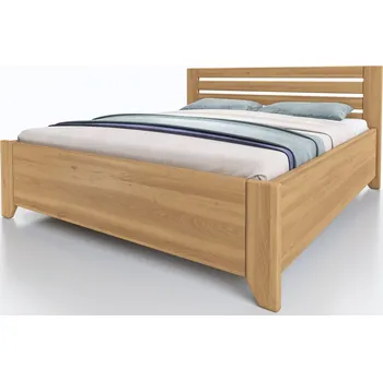Postel ROVDER Postel VANDA s úložným prostorem Materiál: Buk průběžný, Povrchová úprava: Přírodní provedení, Specifikace: 120x200