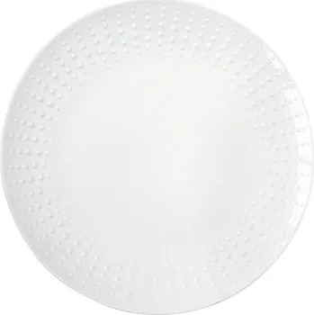 Talíř Easy Life, Itálie Easy Life - Porcelánový dezertní talíř Drops White - 21 cm Barva: jako na obrázku