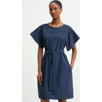 Dámské šaty Šaty Weekend Max Mara DENIS tmavomodrá barva, mini, 2525226041600 59X, vel. 38