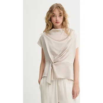 Dámská halenka Halenka Bruuns Bazaar dámská, stříbrná barva, hladká BBW4427 80X, vel. 34