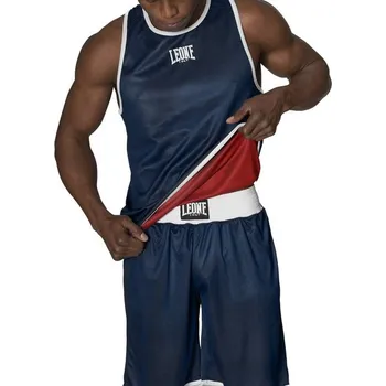 Pánské spodní prádlo Oboustranné boxerky DOUBLE FACE - modré a červené, 100% polyester (xl)